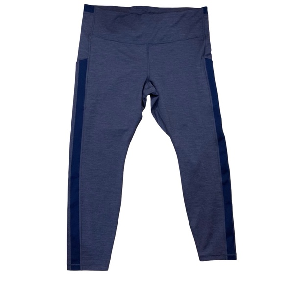 Athleta Pants - Athleta Ultimate Stash Pocket 7/8 Tight Legging Size Extra Large (XL) Gray Blue